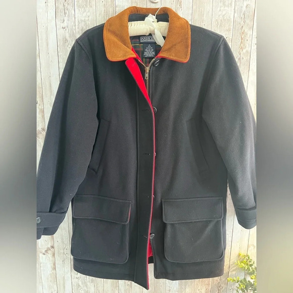 Lands' End Jackets & Blazers - Lands End Wool Pea Coat Peacoat